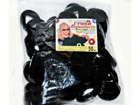 №1042 Резиночка Калуш черная 50, диам. 3 см
