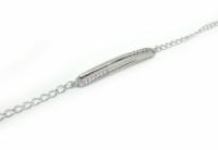 №10765 Браслет XuPing серебр.20х0.3см