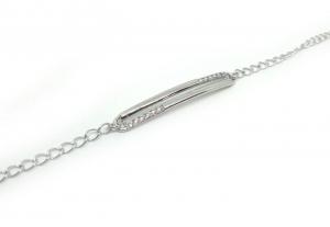 №10765 Браслет XuPing серебр.20х0.3см
