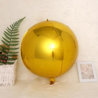 Шарик фольгированный 18" сфера золото
