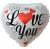 Сердце белое І love you 45х45см.
