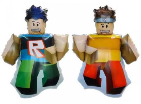 Фольгированный роблокс(ROBLOX) большой 86х64см.