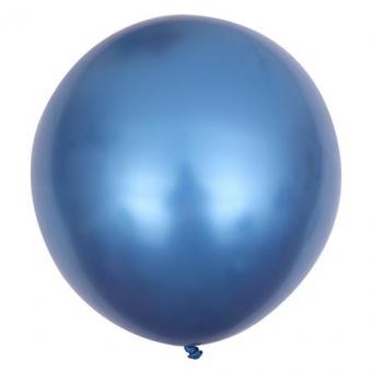 Кульки Хром Китай Латексні Китай 18" (45см) синій