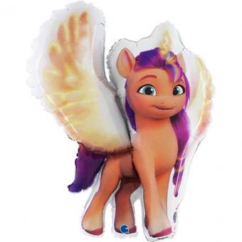 Фольгированный шарик Грабо, My Little Pony - Sunny Alicorn, 32" (УП) L235
