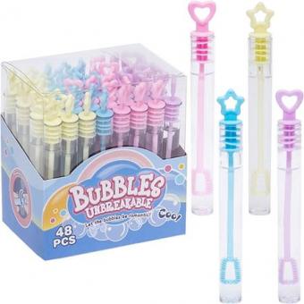 Мильні бульбашки "Bubble Tubes" міні 11см. пачка 48шт.