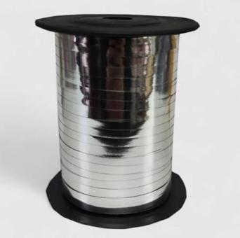 Лента декоративная серебро Новая 0,5мм.×150м.