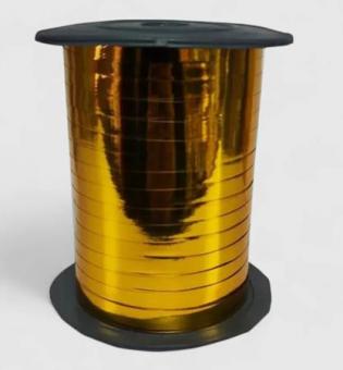 Лента декоративная золотая Новая 0,5мм.×150м.