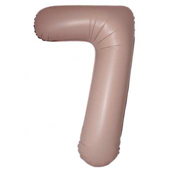 Цифра 7 Slim Flexmetal Вінтажна троянда 35" (90 см) (УП)