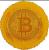 Круг биткоин (Bitcoin) 45 х 45 см.