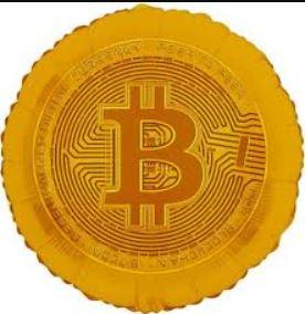 Круг биткоин (Bitcoin) 45 х 45 см.