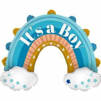 Фольгированный шарик Грабо Радуга It's a Boy 31" УП G72151