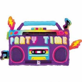 Фольгированный шарик Грабо Магнитофон Party Time Boom Box 29" УП 25368-P