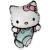 Фольгированный шарик фигура Flexmetal Hello Kitty 75 х 50см. 901890  (УП)