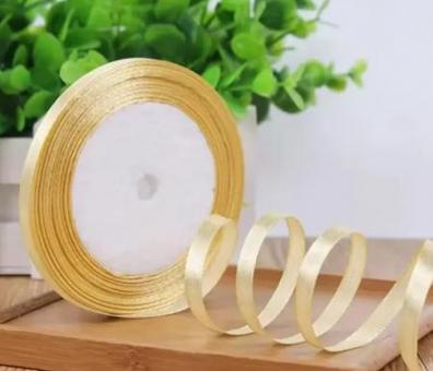 Лента атласная 0,6 см. №104 капучино 23м.