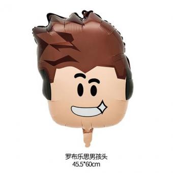 Фольговаая Голова роблокс  (ROBLOX)  50х50см. (УП)