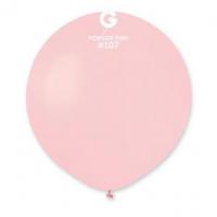 Латексные шары Gemar, G30 без полос (пудрово-розовый) 107/31" (80 см)
