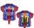 Фольгированный шарик Форма Messi 60 х 50 см. Китай