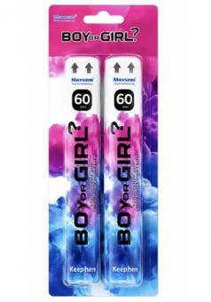 Гендерный дым maxsem БОЛЬШОЙ BOY OR GIRL розовый 60 сек. 22см. 987