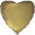 Фольгированное Сердце 18" б/м Сатин Лимонное Flexmetal 201500SLE