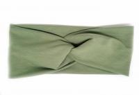 №2086 Повязка двунитка трикотаж св.хаки 25х10см
