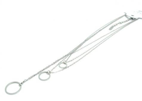 №30008 Цепочка XuPing серебро 0.1х34см