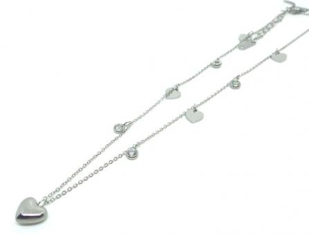 №30012 Цепочка XuPing серебро 0.1х38см