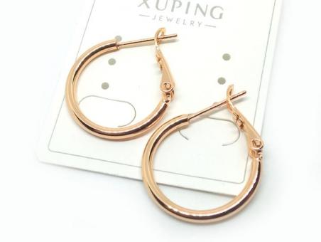 №30050 Сережки XuPing золото 2см