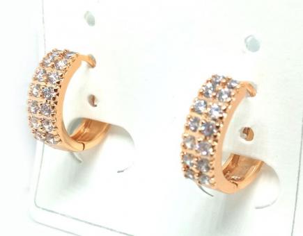 №30054 Сережки XuPing золото 1.2см