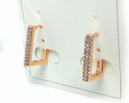 №30059 Сережки XuPing золото 1.4см