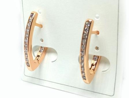 №30064 Сережки XuPing золото 2.1см