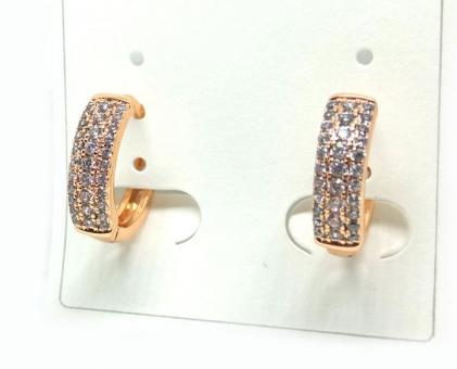 №30070 Сережки XuPing золото 1.4см