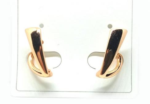 №30075 Сережки XuPing золото 1.6см