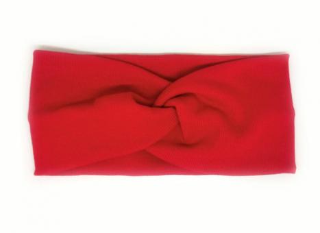 №3926 Повязка рубчик трик.красн.19х9.5см