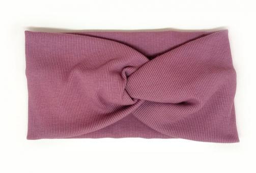 №3927 Повязка рубчик трик.тем.роз.19х9.5см