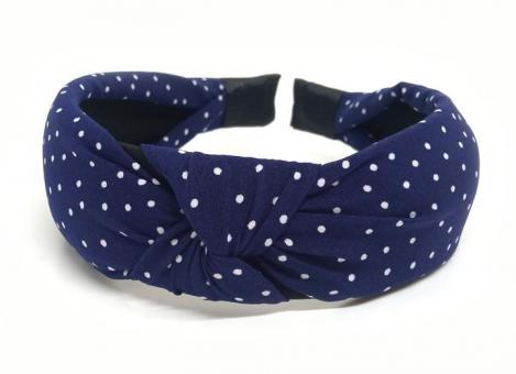 №3944 Обруч капли син.шир.4см
