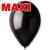 Кулі Gemar MAXI чорні 10 "(26см) 500шт.