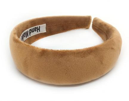 №896 Обруч плюш(спорт-велюр) св.кор. шир.4см