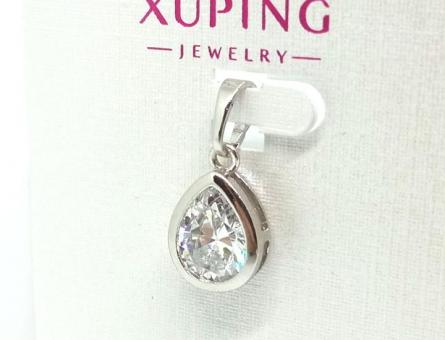 №9897 Кулон XuPing срібло 1.9см