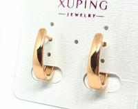 №9900 Кульчики XuPing золото 1.7см