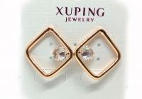 №9907 Кульчики XuPing золото 2см