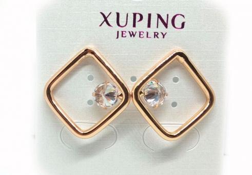 №9907 Кульчики XuPing золото 2см