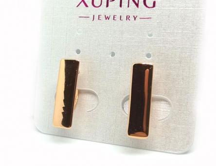 №9908 Кульчики XuPing золото 1.9см