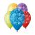  Кульки з малюнком мікс Happy Birthday дрібний малюнок 12 " (30 см) №492