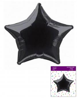 Звезда в упаковке 18"(45х45см) черная FLEXMETAL