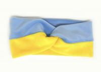№6005 Повязка Украина спорт-велюр 18х8см