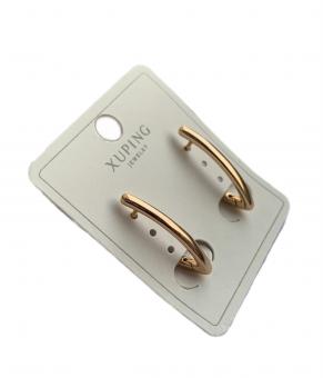 №10779 Сережки XuPing золото 2,5 см