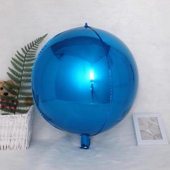 Кулька фольгована 10" сфера синя