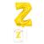 Шарик буква "Z" золото 32" 80 см (УП)
