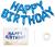 Happy birthday 13 шт., синие (40 см.)
