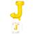 Шарик буква "J" золото 32" 80 см (УП)